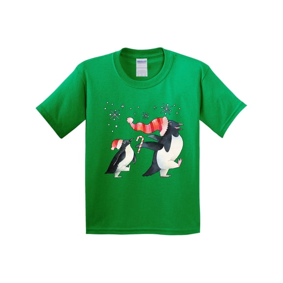 Inktastic Penguin Christmas Holiday March Youth T-Shirt
