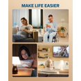 thumbnail image 3 of DEWENWILS Remote Control Outlet Wireless Wall Mounted Light Switch, Electrical Plug in on Off Power Switch for Lamp, No Wiring, Ex, 3 of 7