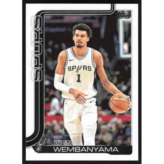 2025-26 Topps #195 Victor Wembanyama San Antonio Spurs NBA Basketball Base Trading Card