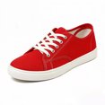 thumbnail image 6 of YLYL Women's Men's Canvas Sneakers Low Top Lace up Rubber Sole Lightweight Fashion Casual Walking Shoes, 6 of 8