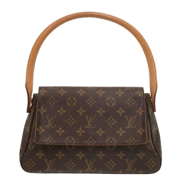 Pre-Owned Louis Vuitton Mini Looping Monogram M51147 Handbag LV 0827 (Fair)
