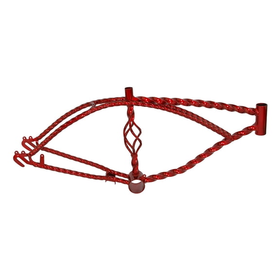 20 Cage Twisted Lowrider Frame Metallic/Burgundy.