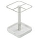 thumbnail image 1 of WORGEOUS Soporte de cepillo de dientes de baño Cepillo de maquillaje Soporte de acero inoxidable Base de resina Rack de almacenamiento de pasta de dientes, 1 of 7