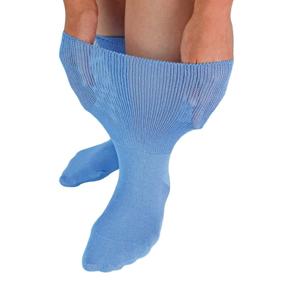 Chaussettes en Bambou Extra Larges pour Oedème / Dr.Socks / Hommes et Femmes / Chaussettes pour Pieds Enflés Chevilles Jambes