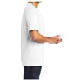 thumbnail image 3 of Mens Core Blend Cotton/Polyester Tee Shirt White M, 3 of 6