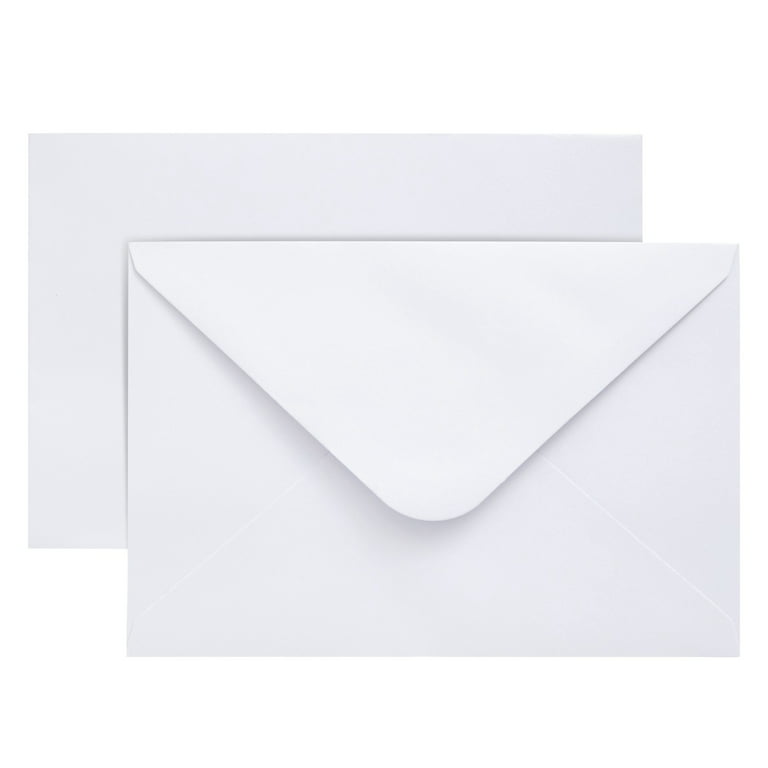 Blank Cards and Envelopes 4x6, 30 Set Blank Note Cards and Envelopes Bulk  Thank You Cardstock, Black