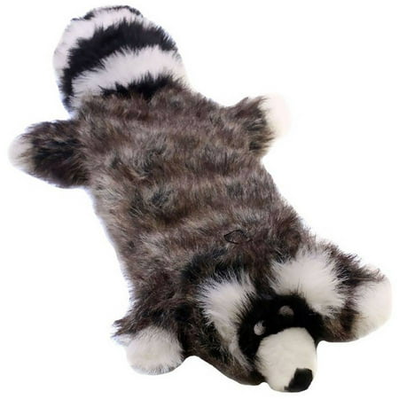 Kyjen Long Body Real Animal Squeaker Mat, Ricky the Raccoon