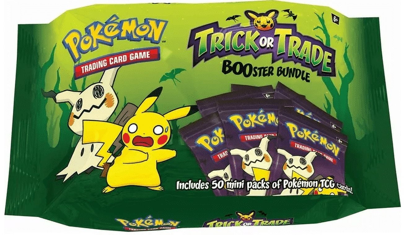 ポケモン trick or trade 2023 50パック入り Pokemon TCG 2023 Trick or Trade BOOster Bundle, 50 Mini Packs