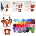 thumbnail image 3 of Felting Wool Kit, Merino Wool Roving for Needle Felting, 40pcs Various Colors Soft Wool Fibers, Individually Wrapped Moisture Protection Needle Felting Supplies for Crafting, 3 of 8