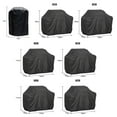 thumbnail image 2 of Black Waterproof BBQ Cover Outdoor BBQ Accessories Grill Cover Anti Dust Rain Gas Charcoal Electric Barbeque Protective Cover, 2 of 6