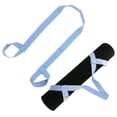 thumbnail image 3 of MasteelfCA Tapis de Yoga en Coton Réglable avec Sangle, Tapis d'Exercice, Sangle de Transport (Bleu Clair), 3 of 7