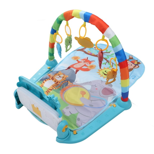 Gimnasios Para Bebés Juega Mat Actividad Infantil Play Piano Tummy Time Mat Con Sonajeros Colgantes