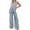 Light Blue, variant on utcoco Women's Casual Denim Overalls Adjustable Straps Wide Leg Jumpsuit
