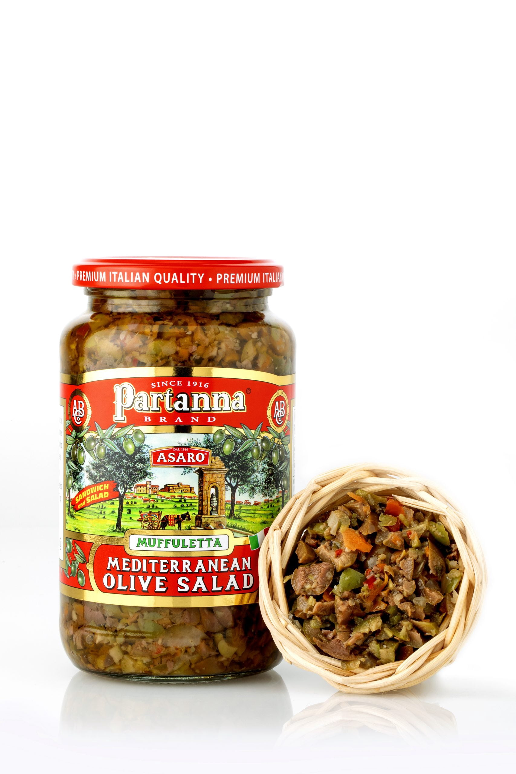 (Pack Of 6) Partanna Mediterranean Olive Salad 19 Oz