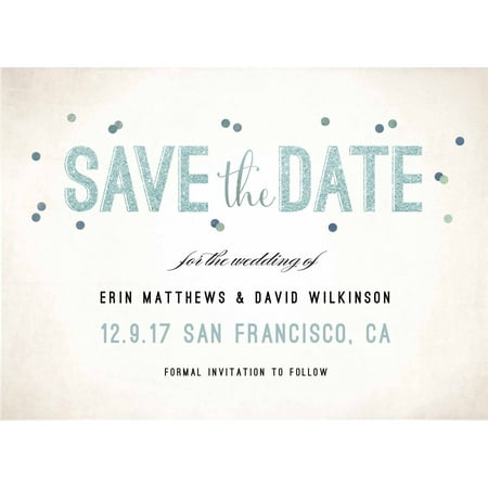 Sparkling Standard Save the Date (Best Save The Date Templates)