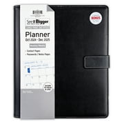 See it Bigger October 2024 - December 2025 Weekly Dated Padfolio Planner (11.75 x 9.75)