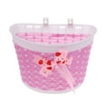 thumbnail image 2 of Front Basket Bowknot Bike Shopping Holder for Children Kids Pink, 2 of 8