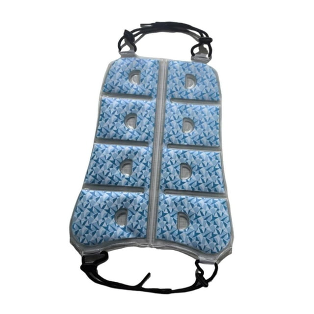 Almohadilla refrescante para el cuerpo, chaleco refrescante de , cojín para asiento, espalda, bolsa de hielo para acampar y hacer senderismo.