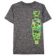 thumbnail image 1 of Nickelodeon Boys TMNT Vert Heathered Graphic Camiseta, Negro, 3T, 1 of 1