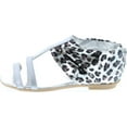 thumbnail image 2 of Melton Girls Fashion Glitter Leopard Flat Sandals, 2 of 7