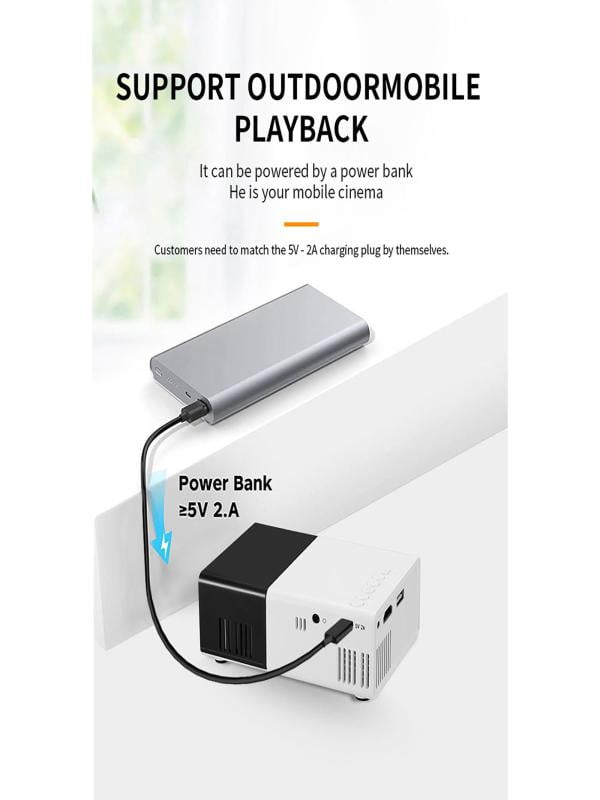 Full HD Portable Mini Projector,LED portable projector meets US standards, Upgraded Bluetooth Movie Projector with Screen,Indoor & Outdoor Use