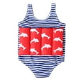 thumbnail image 2 of Uccdo 2-6Y Toddler Little Girls One-Piece Swimsuits Buoyancy Bathing Suit Swimwear, 2 of 7