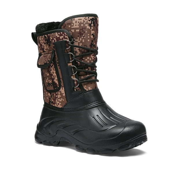 tan winter boots with fur