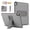 Gray, variant on Case for iPad Air 13 Inch M4 M3 M2 2026/2025/2024, Luxury Quilted PU Leather Slim Cover with Multi-Angle Kickstand, Shockproof Protective Shell, Winered