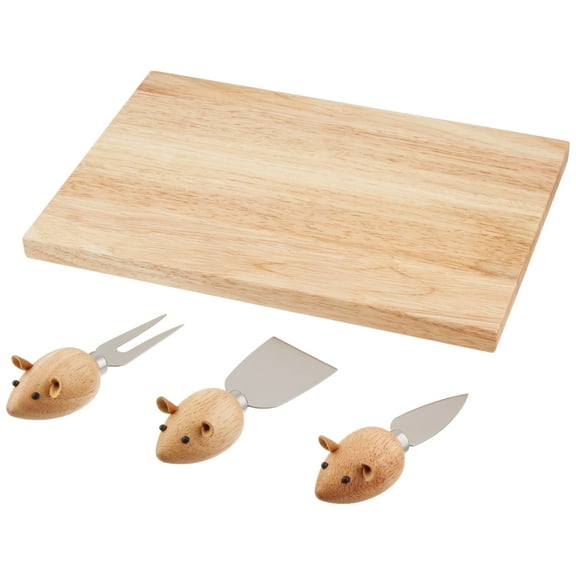 Kikkerland Mouse Cheese Board Set