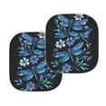 thumbnail image 7 of Jeiento Blue Dragonfly Car Sun Shade for Windshield Sun Shield for Front Window Blocks UV Rays Soft Heat Reflector-Keep Your Vehicle Cool Car Interior Accessories for Sun Heat, 7 of 7