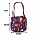 thumbnail image 4 of Barsme Halloween Trick or Treat Baskets for Kids,Pumpkin Ghost Print Buckets Foldable Reusable Goody Candy Bucket Trick or Treating,Gift Baskets for Him, Her, 4 of 5
