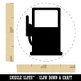 thumbnail image 2 of Gas Station Pump Self-Inking Rubber Stamp Ink Stamper - Red Ink - Medium 1 Inch, 2 of 7