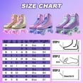 thumbnail image 2 of JZY High-Top Quad Roller Skates for Women & Teens,Light-Up Wheels & PU Leather Design for Indoor & Outdoor Use, 2 of 7