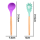 thumbnail image 2 of Juego de utensilios de cocina de silicona de 2 piezas, utensilios de cocina de madera fáciles de limpiar, utensilios de cocina para antiadherente Vhermosa, 2 of 5