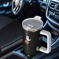 thumbnail image 6 of Modern 40oz Tumbler– Stainless Steel Insulated Tumbler with Handle and Straw, Large Capacity Travel Cup for Hot & Cold Drinks, 6 of 7