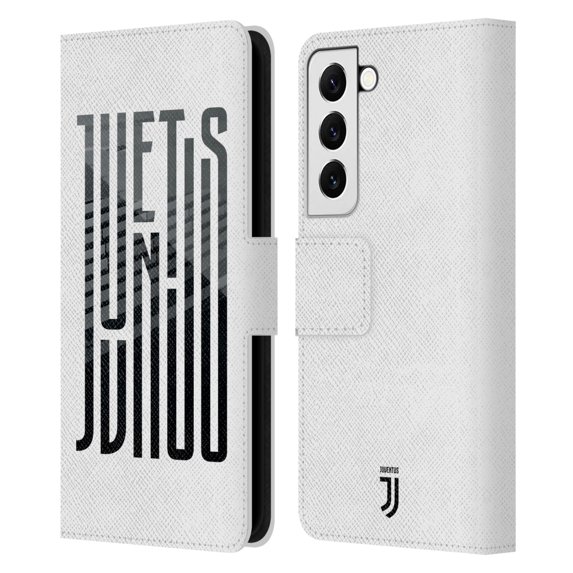 Head Case Designs Officially Licensed Juventus Football Club Graphic Logo View Leather Book Wallet Case Cover Compatible with Samsung Galaxy S22 5G