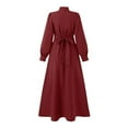 thumbnail image 3 of Women Street Fashion High Waisted Design Sleeve Gown Style Long Dress Fashion Dresses Chiffon Scarf Hijab Bulk Tank Top Gepolstert Monk Robes for Men with Hood Dress plus Size Bhutanese Dress for Men, 3 of 4