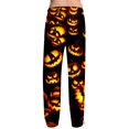 thumbnail image 4 of Satingcolo Funny Men's Pajama Pants Halloween Soft Sleep Lounge Pants Lightweight Pjs Bottoms with Drawstring for Men, 4 of 6