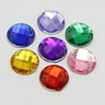 thumbnail image 5 of U8MO 100 Flatback Acrylic Sewing Rhinestone Round Button Gems 14mm Sew on beads-Mixed Colour, 5 of 8