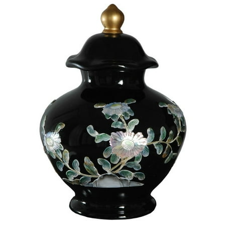Oriental Furniture Temple Decorative Urn