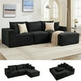 thumbnail image 1 of Kojooin 108" Modular Sectional Sofa - L Shaped Boneless Cloud Couch with 67.5" Chaise, Reversible L/R Facing, No Assembly Required, 1 of 9
