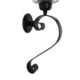 thumbnail image 5 of Medium Scroll Base Wall Sconce with Brown Luster Glass, 5 of 5
