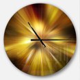 thumbnail image 1 of DesignArt Explosion de Teinte Dorée Grande Horloge Murale, 1 of 2