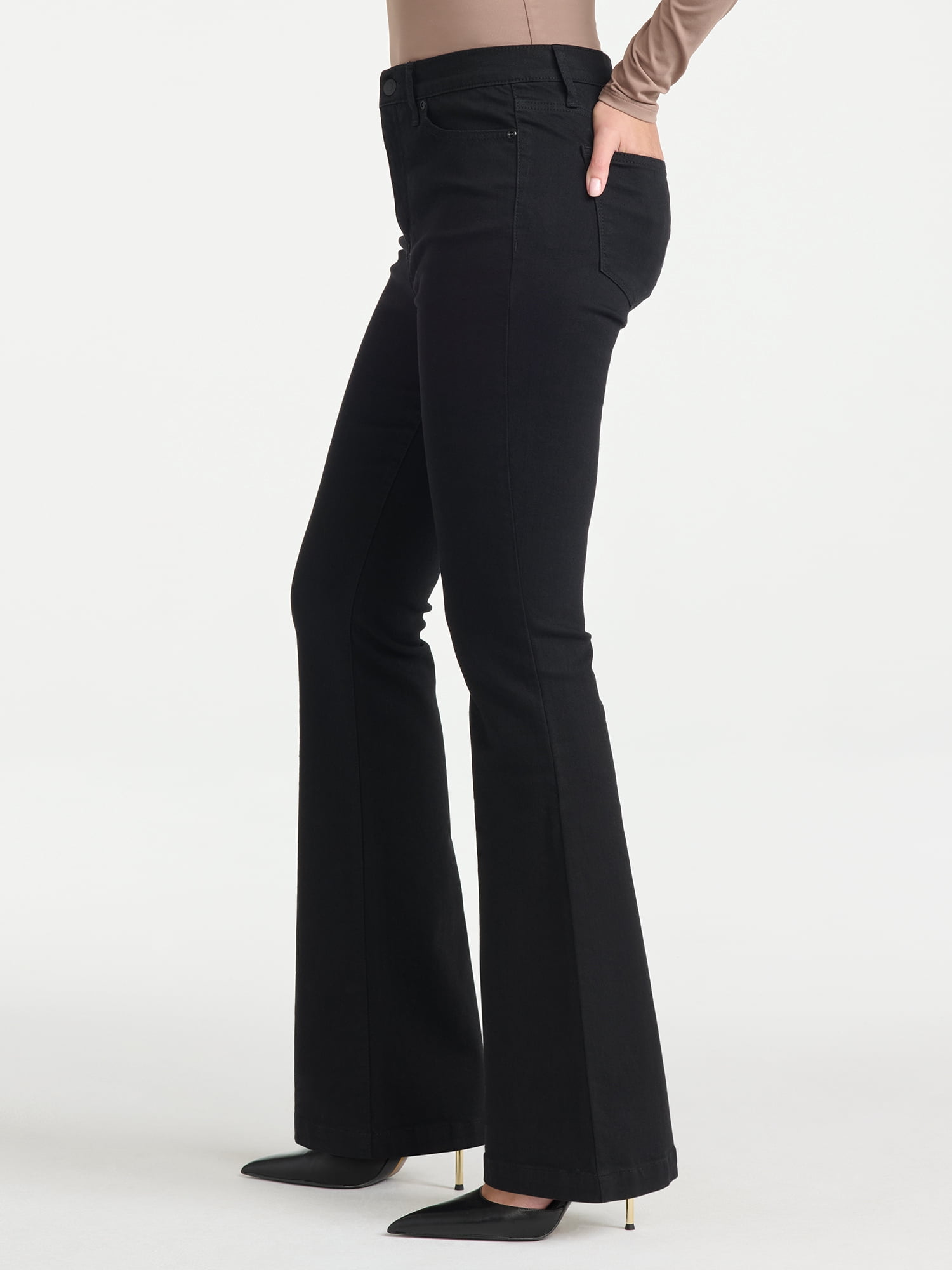 Sofia Vergara Women's Plus Size Melissa High Rise Flare Sizes 14W-26W