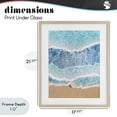 thumbnail image 4 of Stupell Industries Contemporary Overlapping Shore Waves Birch Framed Print Under Glass, 17 x 21, by Jesse Keith, 4 of 8