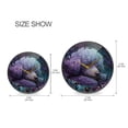 thumbnail image 6 of WOBOGO Purple Poodle Acrylic Wall Clock Battery Operated 9.5in Silent No Tick Bedroom Living Room Office Classroom Decoration, 6 of 10