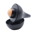 thumbnail image 1 of Rodillo facial volcánico absorbente de grasa, herramienta de belleza portátil y reutilizable para masaje y reducción negro, 1 of 9