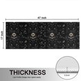 thumbnail image 5 of Kitchen Rugs Sets Of 2,Black Gothic Sun Moon Star Pattern Anti Fatigue Kitchen Mat Rugs Non Slip Washable,Decorative Kitchen Floor Mats for Kitchen,Sink,Laundry,17"X47", 5 of 5