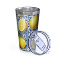 thumbnail image 2 of 16oz Tumblers Lemon Stainless Steel Vacuum Insulated Double Wall Travel Tumbler Cups Mug with Lid and Straw,Cleaning Brush for Coffee,Tea, 2 of 4