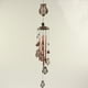 thumbnail image 2 of Campanillas de viento de cobre hechas a mano | Colgante metálico rojo electrochapado único | Decoración Melódica y Cálida | 90 cm de longitud | 4 tubos de aluminio, 6 bolas de hierro, acentos de, 2 of 6